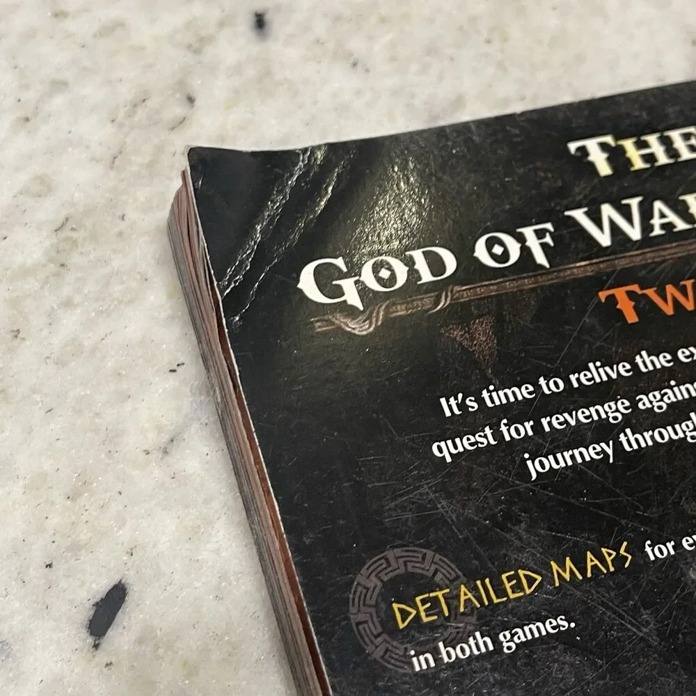 God Of War I & II Collection Book Game PS3, Brady Games Official Strategy Guide
